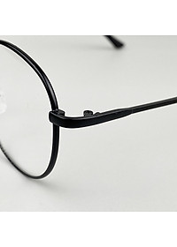 Kính Giả Cận, Gọng Kính Cận Nam Nữ Mắt Tròn Gọng Đen Không Độ Hàn Quốc - BLUE LIGHT SHOP