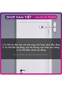 Bộ Đóng Cửa Tự Động Không Tiếng Động Có Thể Điều Chỉnh Lực