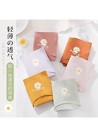 Quần lót nữ su đúc thun lạnh cao cấp, quần lót không đường may hoa cúc Hot trend xuất Nhật