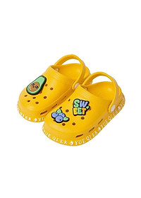 Dép sục cho bé trai bé gái 2 - 4 tuổi siêu nhẹ Chark Bear kháng khuẩn đế chống trơn đi nước đi mưa mùa hè D43