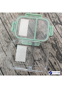 Hộp thủy tinh Lock&Lock 2 ngăn Glass Food Container 600ml, 860ml LLG456 - Hàng chính hãng