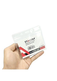 Bảng Tên Nhựa PVC Stacom Có Khóa Kéo ID-PVC6687
