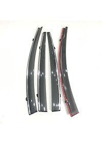 Bộ vè che mưa cao cấp viền mạ Crom dành cho xe Honda HR-V 2018-2019