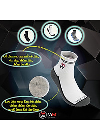 Combo 3 Đôi Tất Vớ Thể Thao Nam Cổ Dài, Sợi Cotton Cao Cấp Chống Hôi Chân, Chống Phồng Rộp Chân, Chống Trơn Trượt Co Giãn 4 Chiều Thương Hiệu MRM FASHION - CM