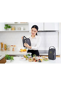 Bộ 5 hộp thủy tinh hộp đựng cơm trữ thức ăn thực phẩm trong tủ lạnh chịu nhiệt COBA'COOK 400ml- CCR45