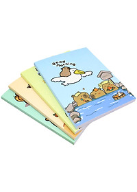 Tập Học Sinh Capybara - 4 Ô Ly - 200 Trang 80gsm - The Sun (Mẫu Bìa Giao Ngẫu Nhiên)