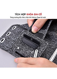 Túi đựng Điện Thoại chạy bộ tới 6.5 Inch Bao đeo tay chạy bộ ,Tập thể dục eXtreme TB101 Kháng nước, chống thấm, có jack cắm tai nghe phù hợp điện thoại - Hàng chính hãng