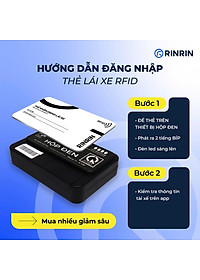 Thẻ lái xe đa năng RFID. Quẹt được tất cả hãng hộp đen. Shop có tích hợp sẵn cho tài xế, hoặc hướng dẫn tích hợp tại nhà