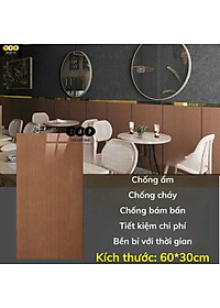 Bộ 20 Tấm Xốp Dán Tường 3D PVC Vân Đá 60x30cm Keo Sẵn Dày 2,5mm Cao Cấp, Sang trọng