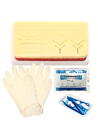 Bộ dụng cụ thực hành khâu da chấn thương ở người Human Traumatic Skin Suture Practice Pad