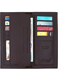 Ví Cầm Tay Unisex Da Bò Pháp BALZIO UWCOW H02-BR