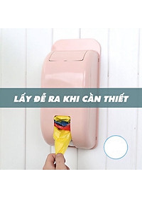 Hộp Dán Tường Đựng Túi Nilong , Túi Đựng Rác Tiện Lợi Việt Nhật - Hàng Chính Hãng 