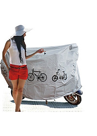 Bạt Phủ Xe Máy Chống Mưa, Nắng, Bụi Bẩn Chất Lượng Cao Chống Thấm Tuyệt Đối, Bao Trùm Cả Xe