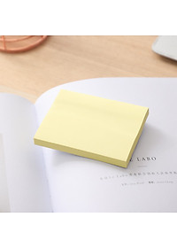 Giấy nhắn Deli, 76×101mm, 3''×4'', 100 tờ, Vàng - 2 tệp - EA00453