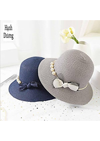 Nón tai bèo mũ rộng vành du lịch biển dành cho nữ chất liệu cói thoáng mát, che nắng cực tốt phù hợp cho dịch đi du lịch