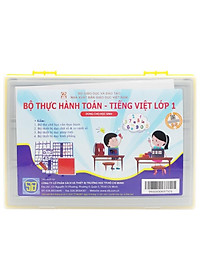Bộ 2 Hộp Thực Hành Toán Và Tiếng Việt Lớp 1