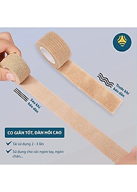 COMBO 2 CUỘN Băng vải quấn bảo vệ ngón chân giảm ma sát, chống chai sần khi mang giày - Giao Màu Ngẫu Nhiên