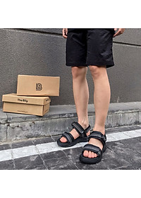 Giày Sandal Nam The Bily Quai Ngang - Xám Thổ Cẩm BL03XTC