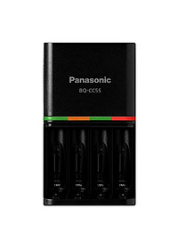 Bộ sạc nhanh thông minh Panasonic CC55 Smart & Quick Charger + 4 pin AA Eneloop 2550mAh