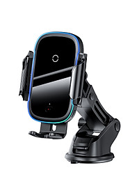 Bộ đế giữ điện thoại dùng trên xe hơi Baseus Light Electric Holder Wireless Charger 15W - Hàng chính hãng