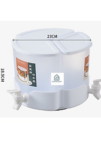 Bình Đựng Nước Có Vòi 3 Ngăn Dung Tích 5.2L Đế Xoay 360 Độ Có Nắp Đậy Tiện Lợi-HÀNG LOẠI 1 CHÍNH HÃNG MINIIN