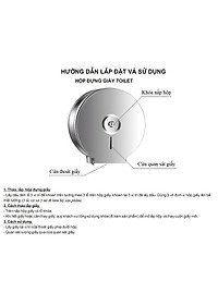 Hộp đựng giấy vệ sinh gắn tường inox 304 siêu bền