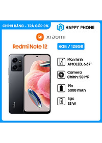 Điện thoại Xiaomi Redmi Note 12 (4GB/128GB) – Hàng chính hãng
