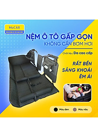 Giường nệm treo ghế ô tô GẤP GỌN - KHÔNG CẦN BƠM, Chịu tải lên đến 600kg, chất liệu cao cấp