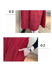 Sét Yếm Bầu Công Sở Dự Tiệc Cao Cấp Azuno AZ1012 Chất Liệu Nhung Ép (Kèm Áo Len)