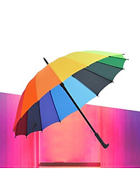 Dù Che Nắng Mưa 7 Màu Cầu Vòng Rộng 95cm