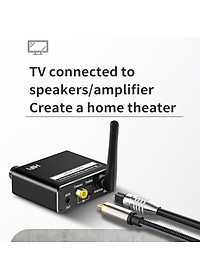 SOAIY Bộ Chuyển Đổi Âm Thanh DAC HIFI Bluetooth D18 (Hỗ Trợ Cổng Optical) - Hàng Nhập Khẩu