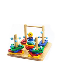 Đồ chơi gỗ Đường luồn lý thú | Winwintoys 65072 | Rèn luyện sự khéo léo và kiên nhẫn | Đạt tiêu chuẩn CE và TCVN