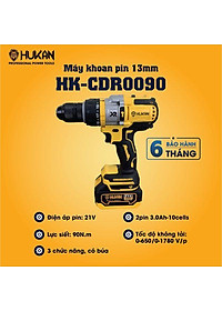 MÁY KHOAN PIN 90NM HK-CDR0090  HUKAN (2 PIN) - HÀNG CHÍNH HÃNG