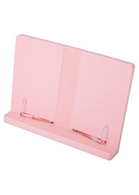 Giá đọc sách chống cận thị bằng nhựa Deli - màu trắng /hồng/xanh dương- 70530 / 70530A