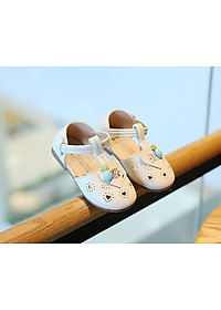 Giày sandal cho bé gái kiểu búp bê tiểu thư công chúa cho bé 1 - 5 tuổi da mềm đế chống trơn đi học, đi chơi SG46