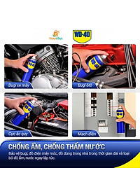 Chai Xịt Tẩy Rỉ Sét WD-40 Multi-Use Product Dầu Chống Rỉ Bôi Trơn, Chống Ẩm, Vệ Sinh Làm Sạch Đa Năng Bảo Dưỡng Xe, Đồ Dùng Gia Đình - Hàng Chính Hãng