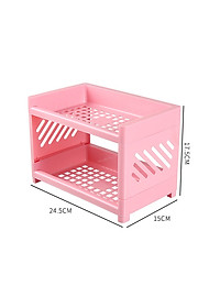 Kệ Nhựa Đựng Vật Dụng 2 Tầng GROFA - Hàng Chính Hãng , Giao màu ngẫu nhiên
