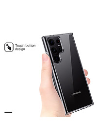 Ốp lưng chống sốc trong suốt cho Samsung Galaxy S24 / Galaxy S24+ / Galaxy S24 Plus / S24 Ultra Likgus Crashproof giúp chống chịu mọi va đập- Hàng nhập khẩu