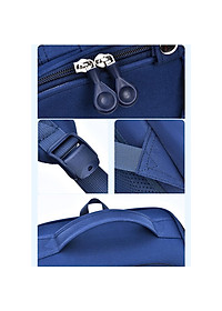 Balo chống gù cho bé đi học tiểu học form hộp đứng nhiều ngăn vải Oxford cao cấp BF18-138L