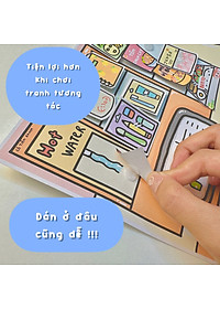 Bộ Tranh Tương Tác Cô Tiên Xanh - Tiệm Cơm Tấm Sườn Bì Chả