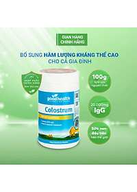 Sữa non Goodhealth Colostrum 100g-Tăng cường sức đề kháng-Hàng nhập khẩu chính hãng tại New Zealand