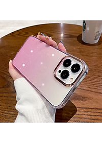 Ốp lưng chống sốc cho iPhone 14 Pro / 14 Pro Max / 12 Pro Max hiệu Likgus Luxury Gradient trang bị viền Camera ánh kim sang trọng , chống sốc chống va đập - Hàng nhập khẩu
