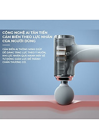 LOẠI 1 PIN KHỎE] Máy massage cầm tay, máy massage cổ vai gáy 6 Cấp Độ Chuyên Sâu Đa Năng Bảo Hành 12 Tháng