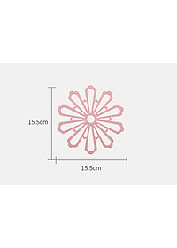 Combo 5 Miếng Lót Nồi Silicon Hình Hoa PaKaSa - Hàng Chính Hãng 