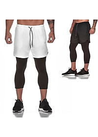 Quần Tập Gym Nam 2 Lớp - Quần Short Thể Thao SQ517