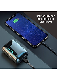 Tai Nghe Bluetooth True Wireless AMOI F9 Cảm Ứng Vân Tay, Nâng Cấp Dock Sạc có Led Báo Pin Kép - Hàng Nhập Khẩu