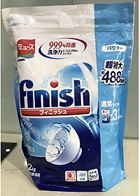 Combo Bột Rửa Bát Finish Nhật 2,2kg + Bóng Finish 400ml + Muối Finish 1,2kg