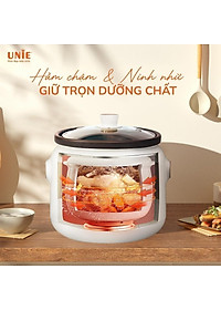Nồi kho hầm chuyên dụng UNIE USC208, Dung tích 2L, 8 chức năng kho hầm, Lòng nồi gốm Ceramic cao cấp, thiết kế bắt mắt- HÀNG CHÍNH HÃNG 