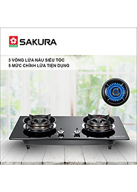 Bếp Gas Âm Sakura SG-2665GB - Hàng chính hãng