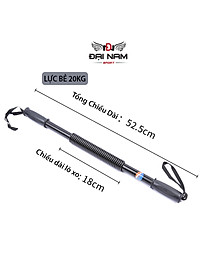Gậy Bẻ Lò Xo Ti Tan Lực Bẻ Từ 20KG Đến 50KG Tập Tay,Vai,Xô,Ngực Body Tại Nhà (Hàng Loại 1)